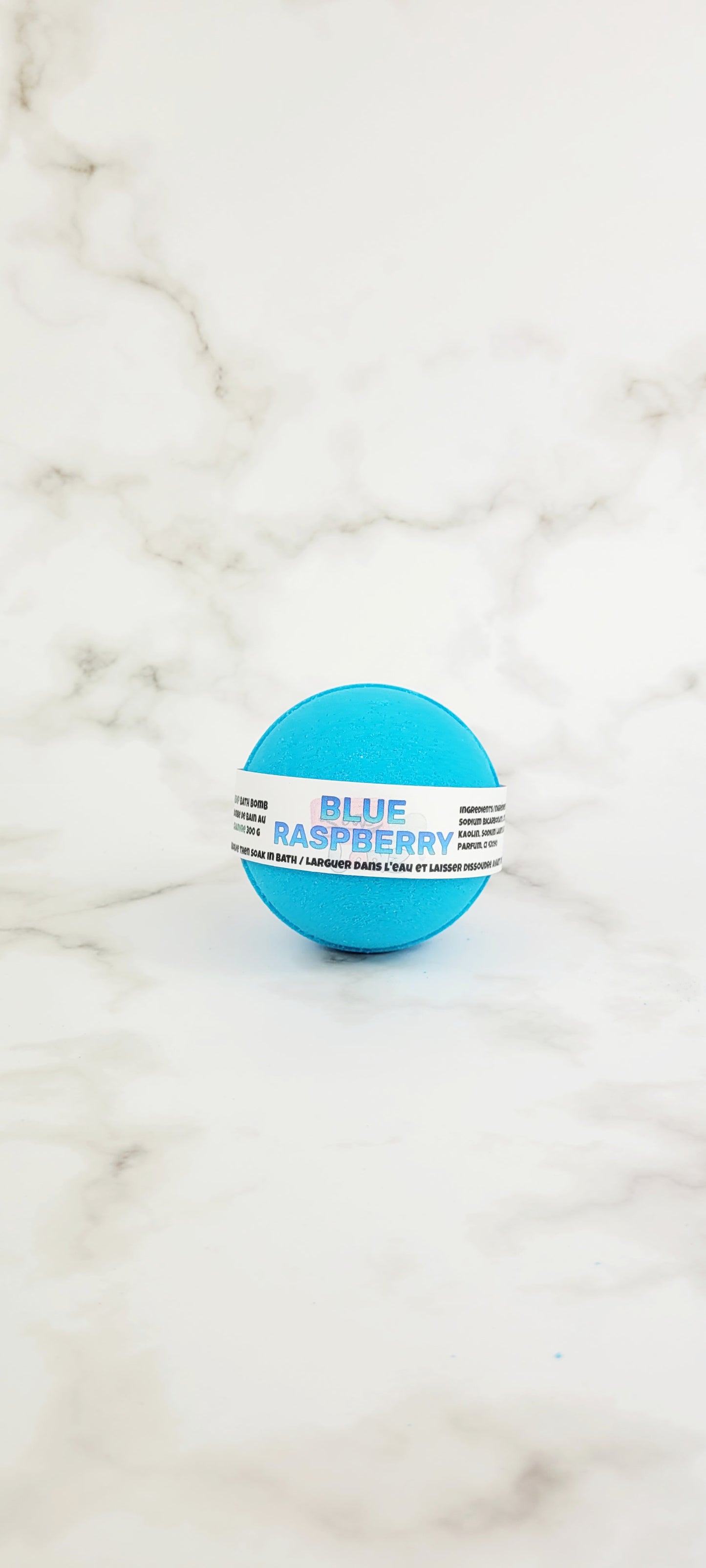 Blue Raspberry Bath Bomb