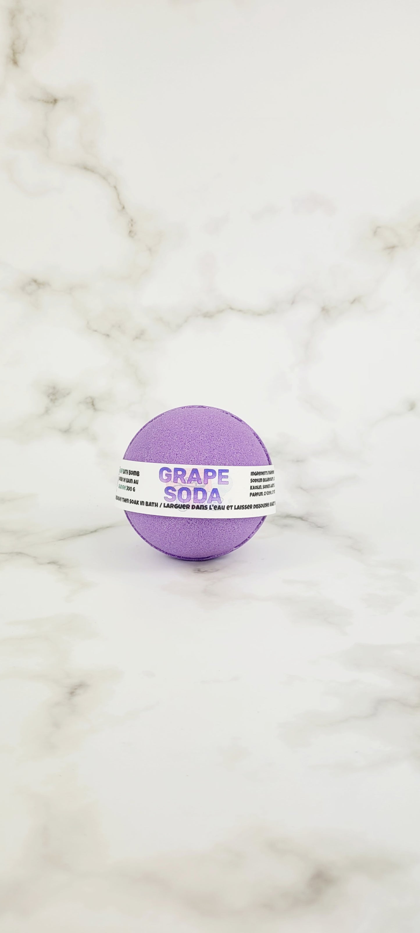 Grape Soda Bath Bomb
