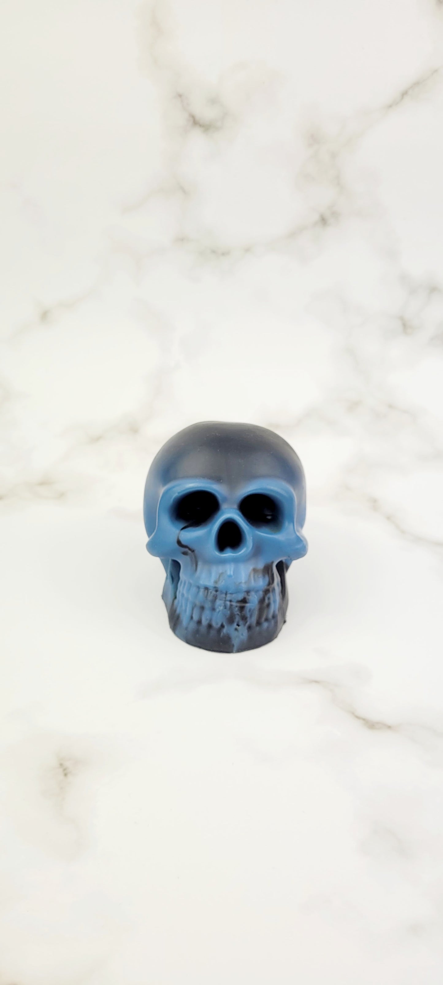 Blue Raspberry Skull Hemp Soap