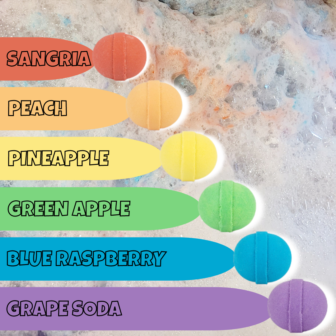Rainbow Pride Mini Bath Bomb Set