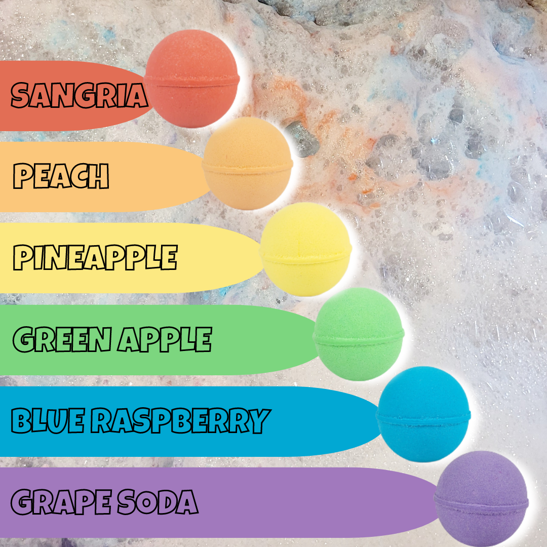 Rainbow Pride Maxi Bath Bomb Set