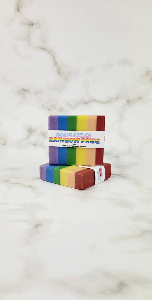 Rainbow Pride Hemp Soap