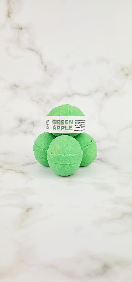 Green Apple Mini Bath Bomb