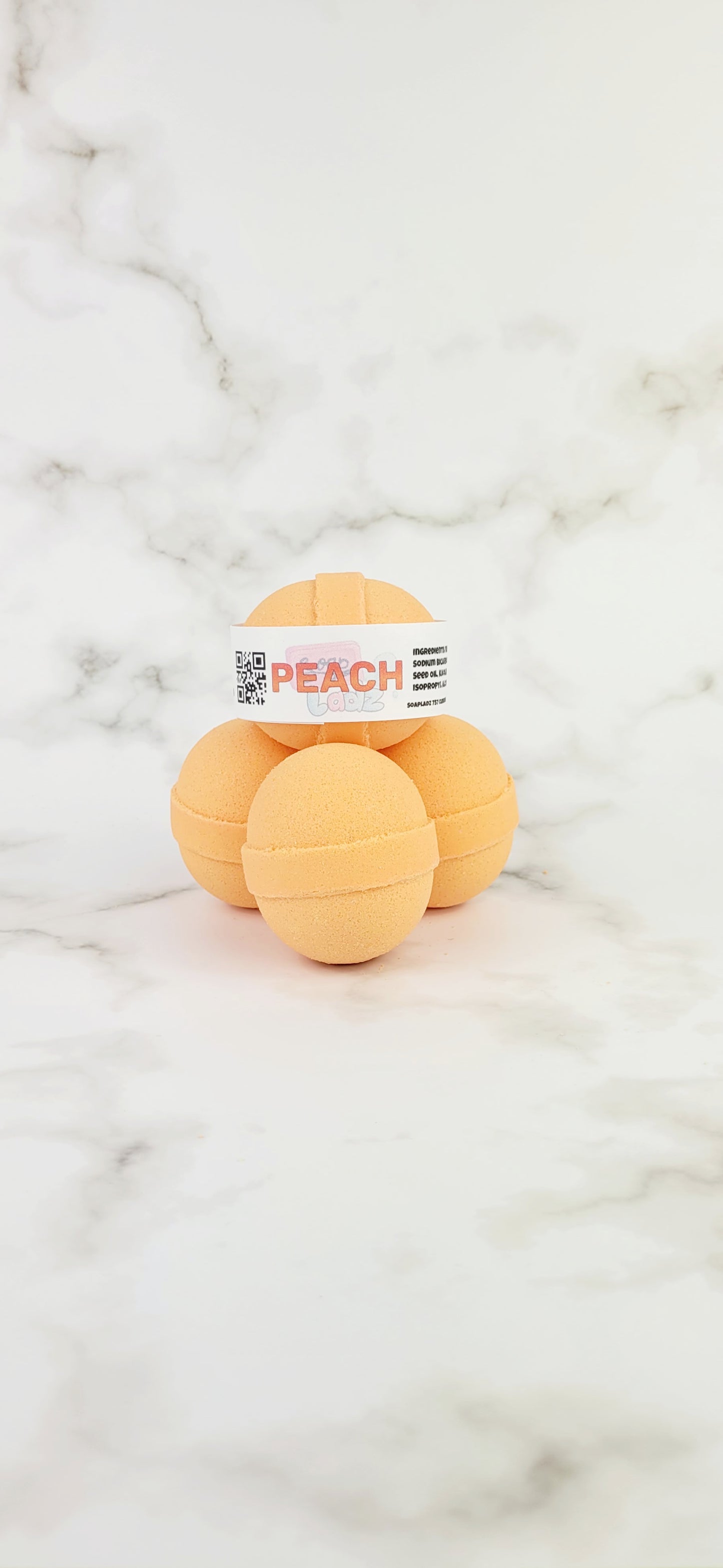 Peach Mini Bath Bomb