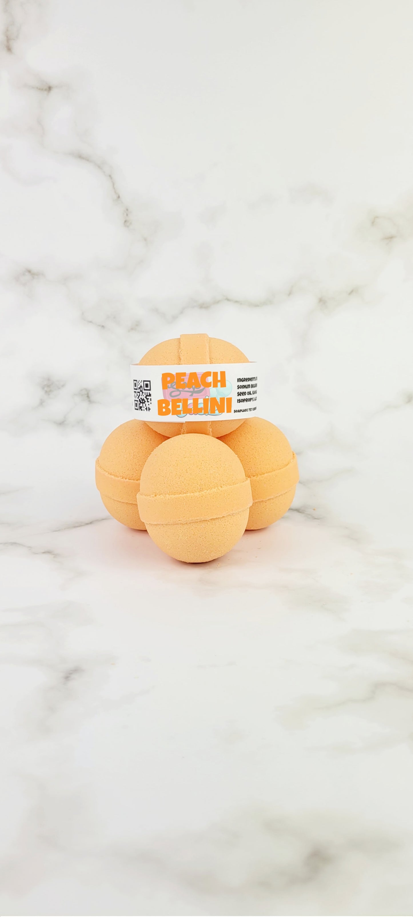 Peach Bellini Mini Bath Bomb