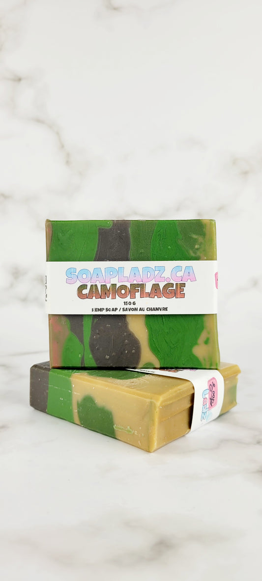 Camoflage Hemp Soap